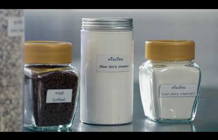 เทคโนโลยีการผลิตครีมเทียมชนิดผงที่ปราศจากกรดไขมันทรานส์