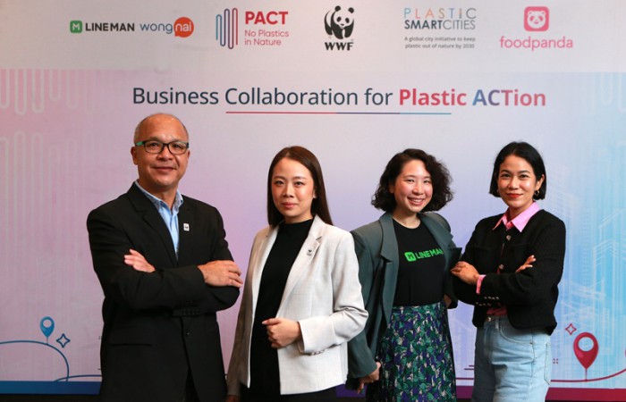 WWF ดึง LINE MAN Wongnai - foodpanda นำร่องภาคธุรกิจ ลดใช้พลาสติกอย่างยั่งยืน ใช้หลัก ‘ลด-เพิ่ม-แลกเปลี่ยน’ ขยายผลโครงการ PACT สู่ระดับประเทศ